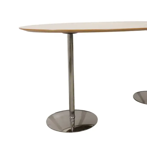 Mötesbord VitKrom 160×70