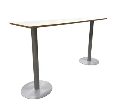 Ståbord VitGrå 200×50