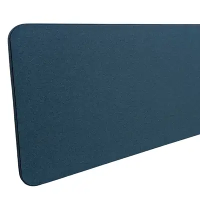 Bordsskärm Turkos 160×65