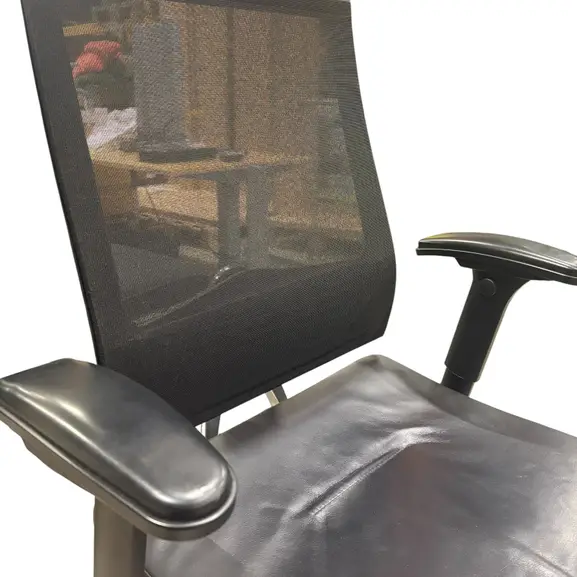 Kontorsstol Sedus Open Up 103 SvartSkinnKrom (3)