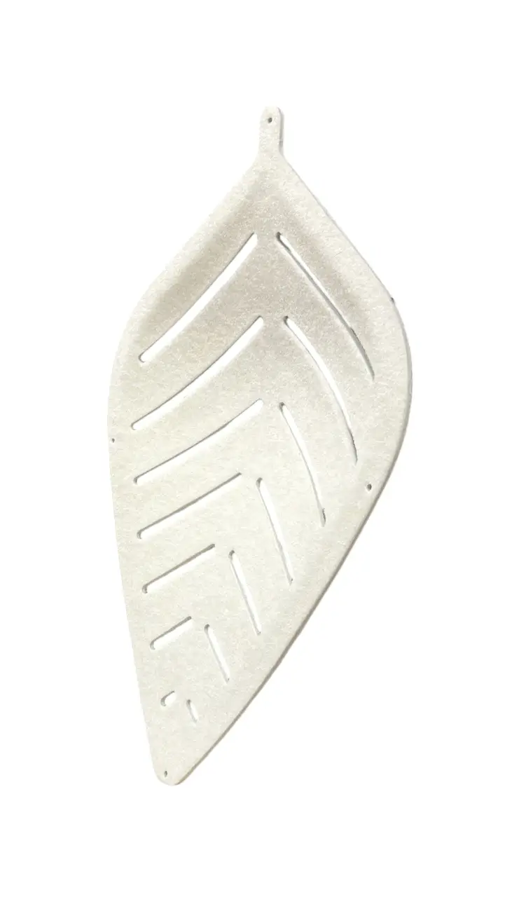 Ljudabsorbent Abstracta Airleaf Vitt (3)