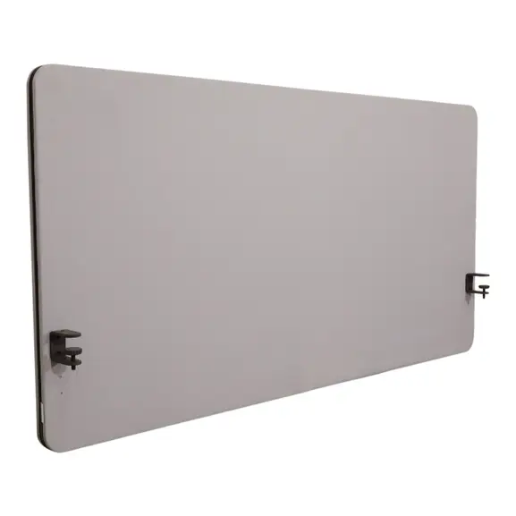 Bordsskärm Lintex Edge Grå 140×70