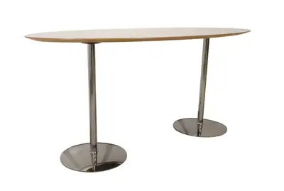 Mötesbord VitKrom 160×70