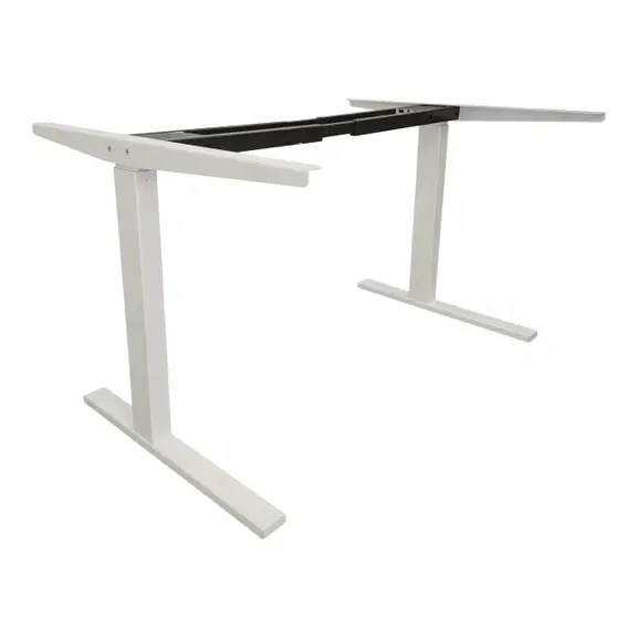 Elskrivbord Linak L-fot 120-180×90 Vit