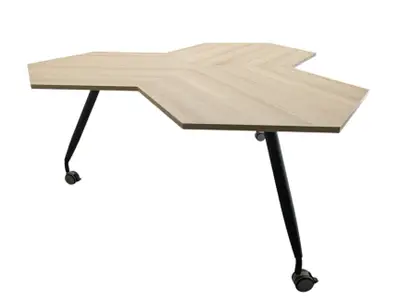 Mötesbord Kinnarps Trixagon EkSvart 160×161,5cm (3)
