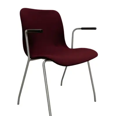 Konferensstol Offecct Cornflake MörkrödGrå