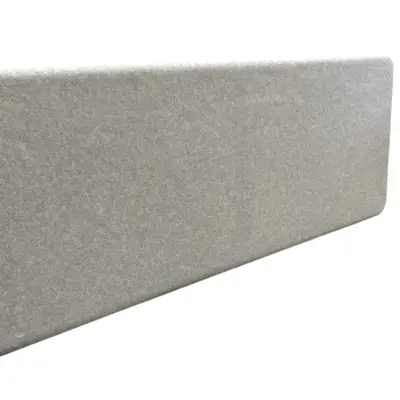 Bordsskärm Abstracta Softline Ljusgrå 160×55