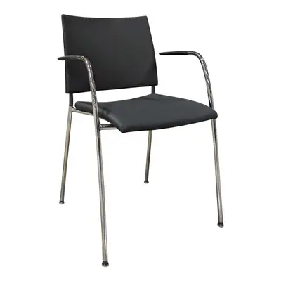 Konferensstol Lammhults Spira SvartKrom