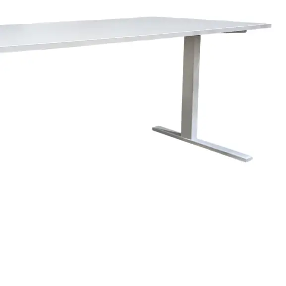 Elskrivbord Linak VitSvart L-Fot 180-240×80