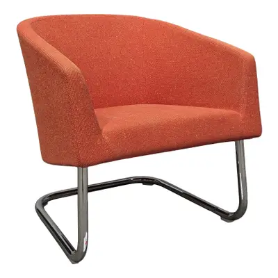 Fåtölj Lammhults Club OrangeKrom