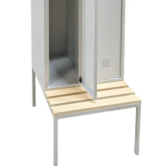 Omklädningsskåp Grå 2-dörrar (2)