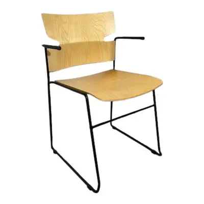 Stol Materia Stack Björk/Svart