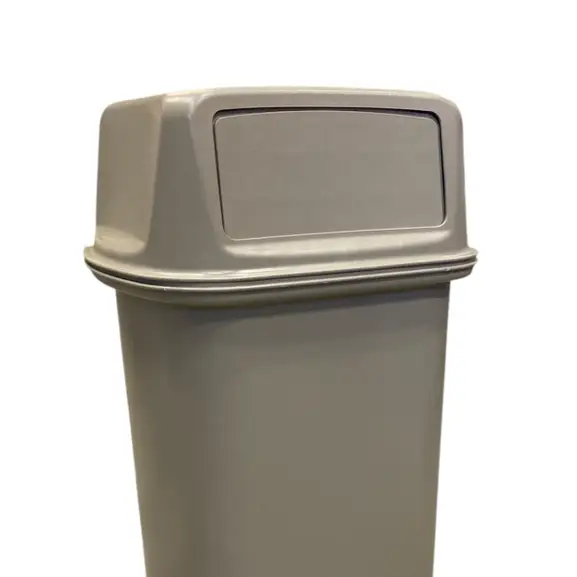Papperskorg Rubbermaid Beige (2)