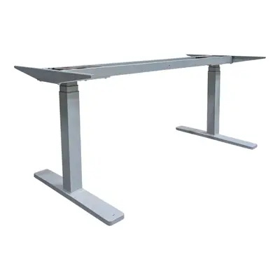 Elskrivbord Kinnarps Oberon Grå 160-180×70-80