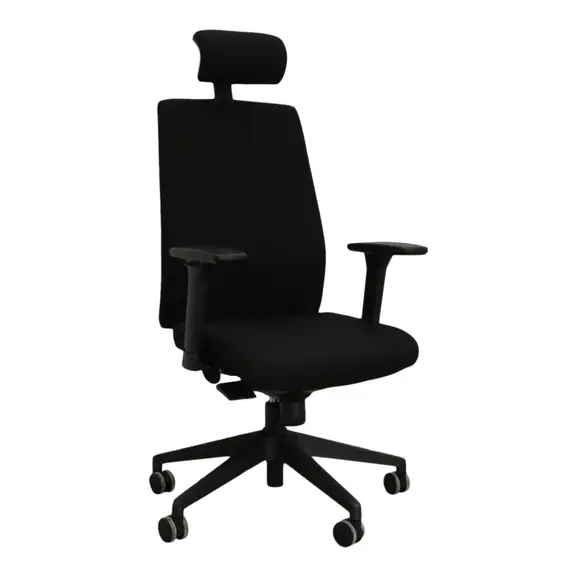 Kontorsstol Toplux Comfo Two Svart