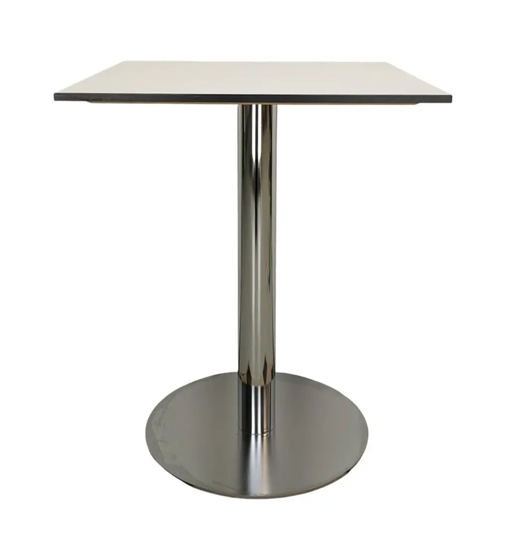 Sidobord VitKrom 60×60