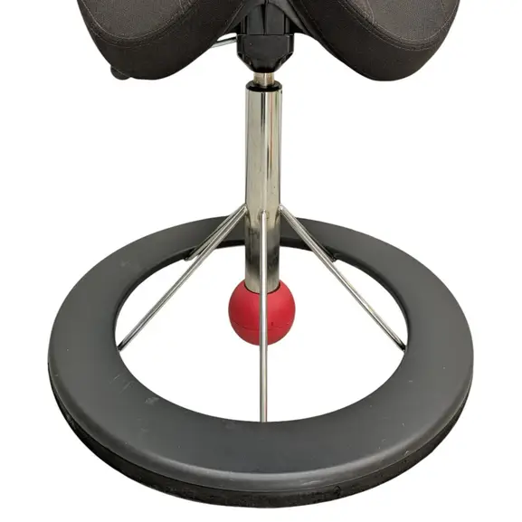 Sadelstol Back App Svart (2)