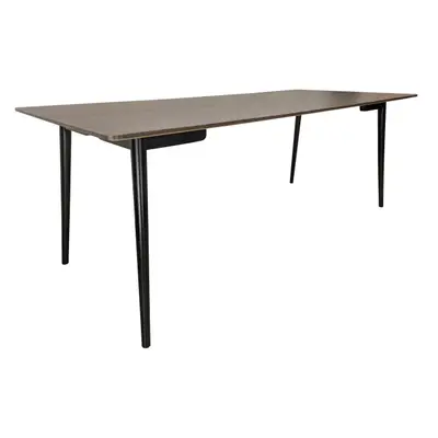Mötesbord ValnötSvart 200×90