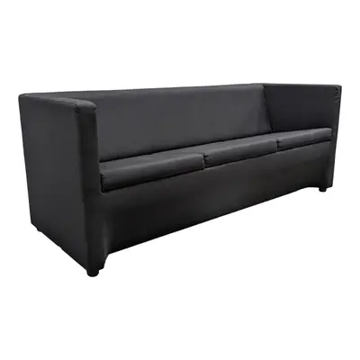 Soffa Mörkblå 3-sits (2)