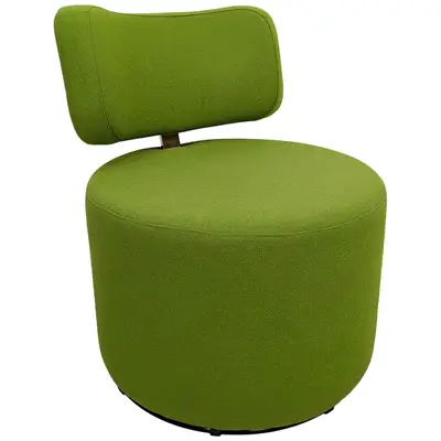 RPG 189706-264887 Sittpuff med rygg Sits Mokka Espresso Swivel Grön
