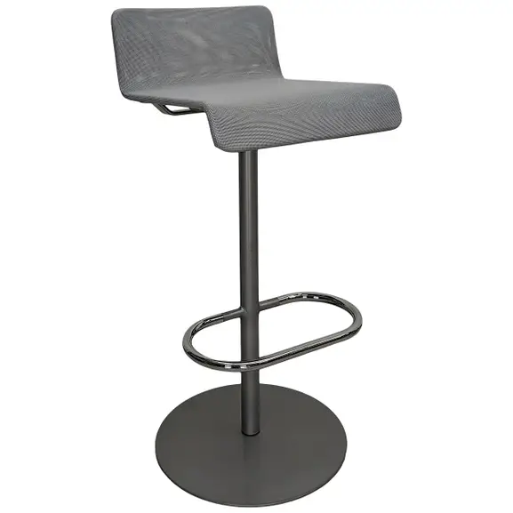 RPG 043305-259561 Barstol Lammhults Millibar LjusgråKrom Sitthöjd 78cm