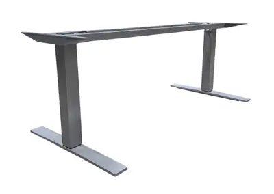 Elskrivbord Kinnarps Oberon Grå 160-180×70-80