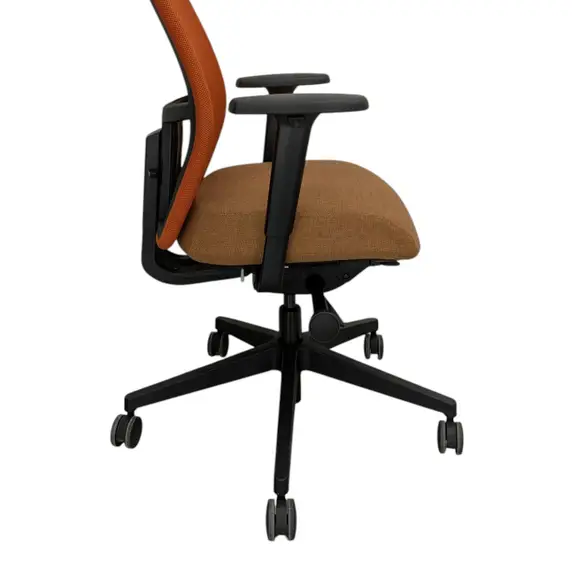 Kontorsstol Savo Soul OrangeSvart (2)