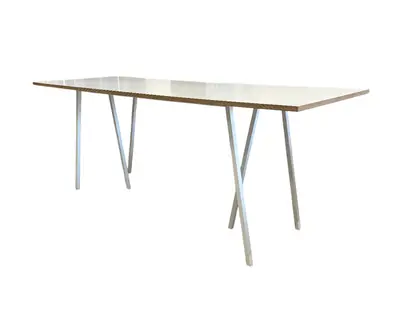 Konferensbord HAY Loop Stand Vit 250×90
