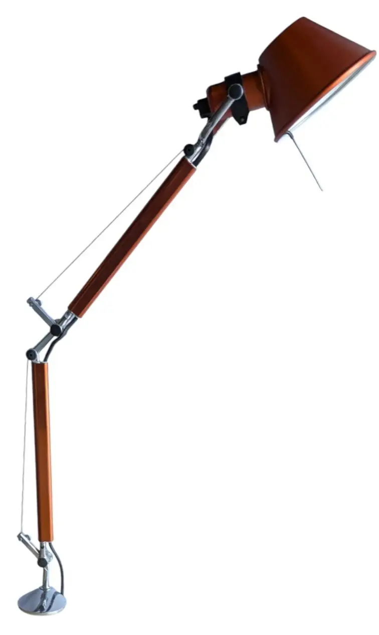 Skrivbordslampa Artemide Tolomeo Brun