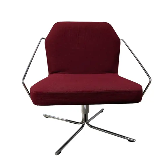 Fåtölj Skandiform Aeon F-280 RödKrom (3)