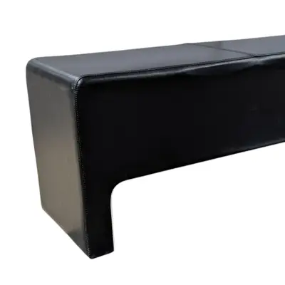 Bänk Viccarbe Davos SvartSkinnVit (2)