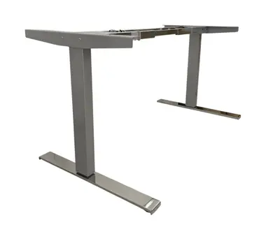 Elskrivbord Edsbyn GråKrom 120-180×70-80 (1)