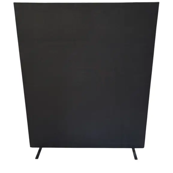 Golvskärm BrunSvart 120×142 (3)