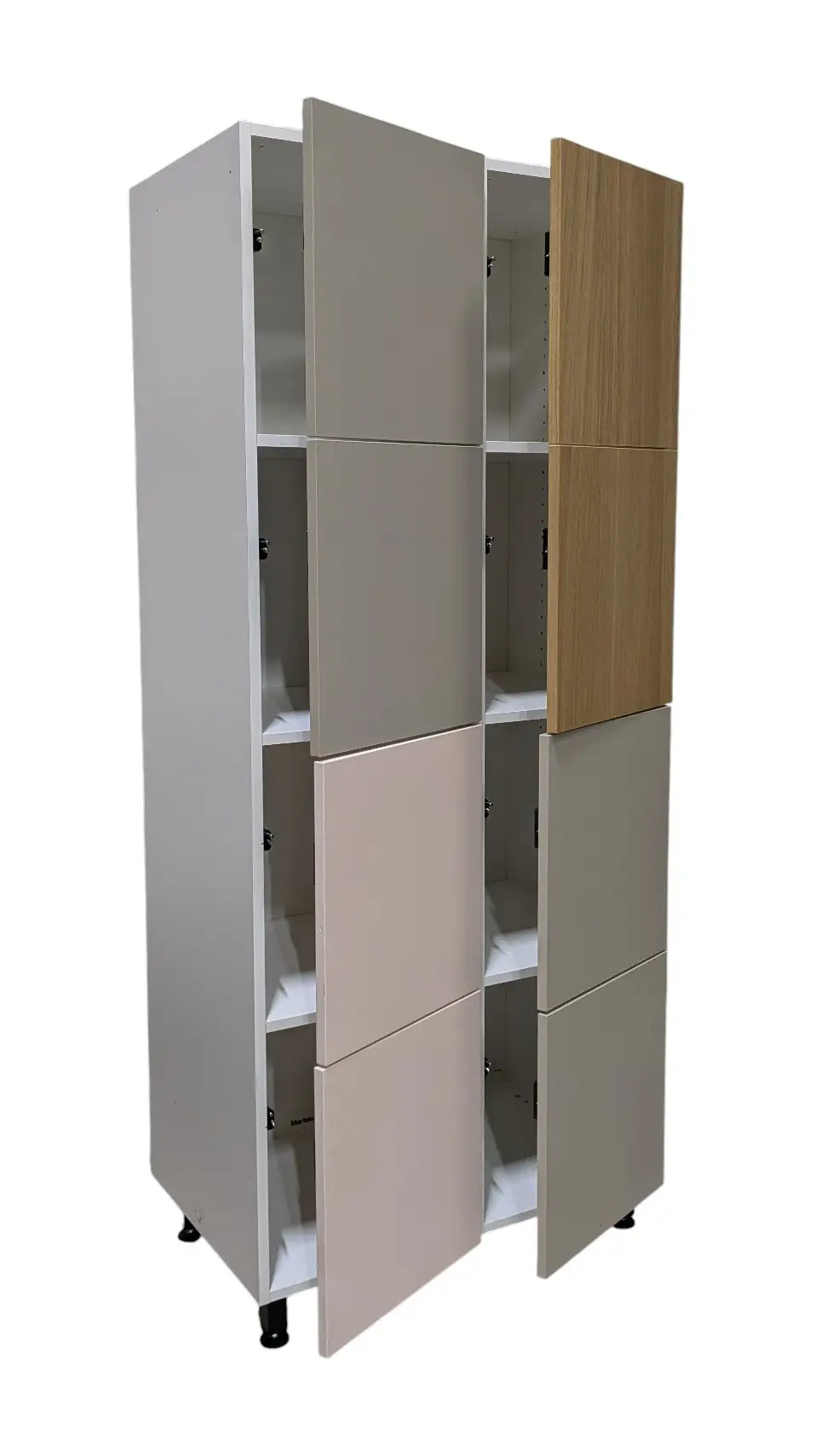 Förvaring Martela The Wall med Flexlock GråRosaEk (7)