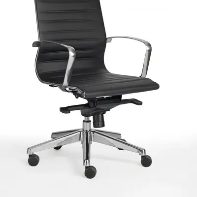 Kontorsstol Toplux Sitio DeLuxe Medium Svart