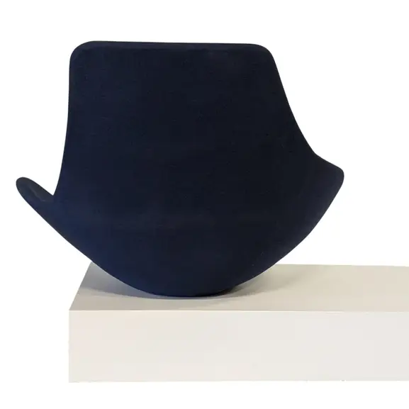 Fåtölj Offecct Babled BlåVit (2)