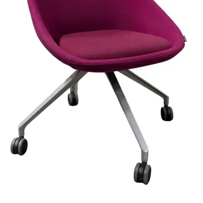 Konferensstol Offecct Ezy High RosaVinröd