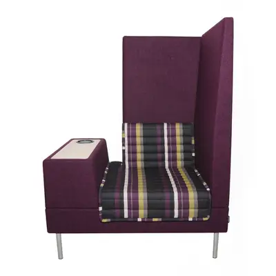 Soffa Offecct Smallroom Plus 1000 Höger Lila/Flerfärgad