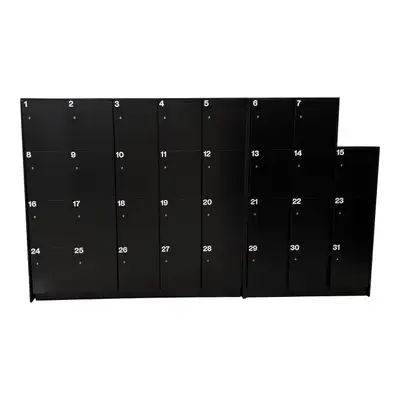 Förvaring Martela The Wall med Flexlock Svart (2)