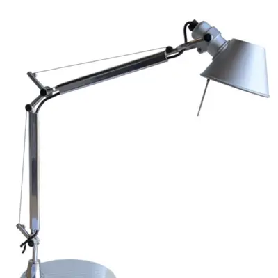 Skrivbordslampa Artemide Tolomeo GråKrom (3)