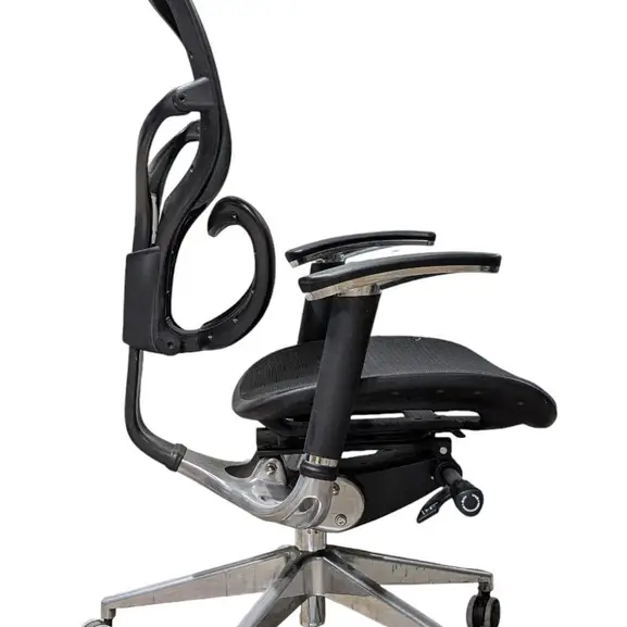 Kontorsstol Ergonomisk Kontorsstol Nät Svart (6)