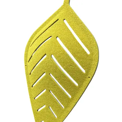 Ljudabsorbent Abstracta Airleaf Gul
