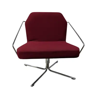 Fåtölj Skandiform Aeon F-280 RödKrom (3)