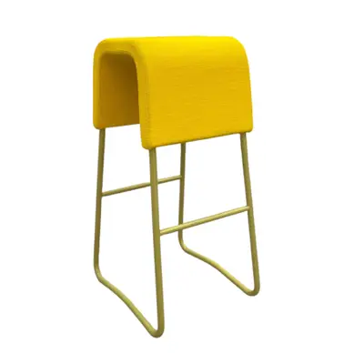 Barpall Materia Plint Grön/Gul