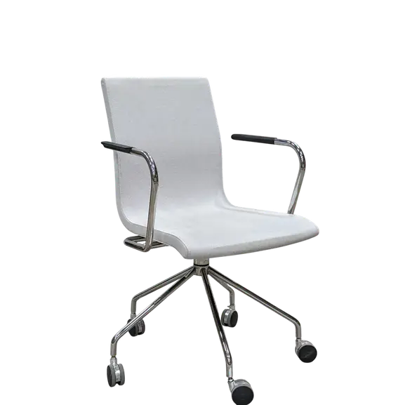 Konferensstol Skandiform Flex F-228 LjusgråKrom