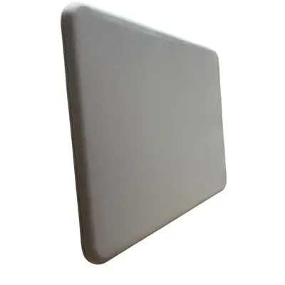 Bordsskärm Abstracta Softline Ljusgrå 90×70 (2)