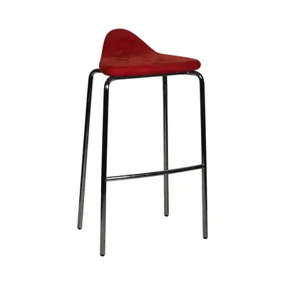 Barstol Materia Plektrum Röd/Krom