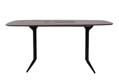 Konferensbord EFG Hide Tech BrunSvart 210×100 (3)