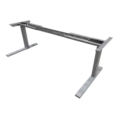 Elskrivbord Grå L-Fot 140-180×80