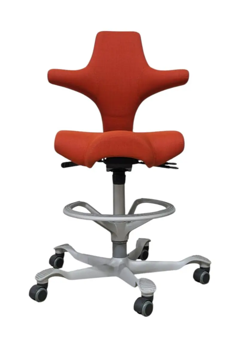Kontorsstol HÅG Capisco OrangeGrå (6)